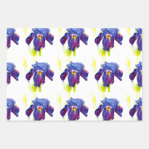 Purple Iris Gift Wrap
