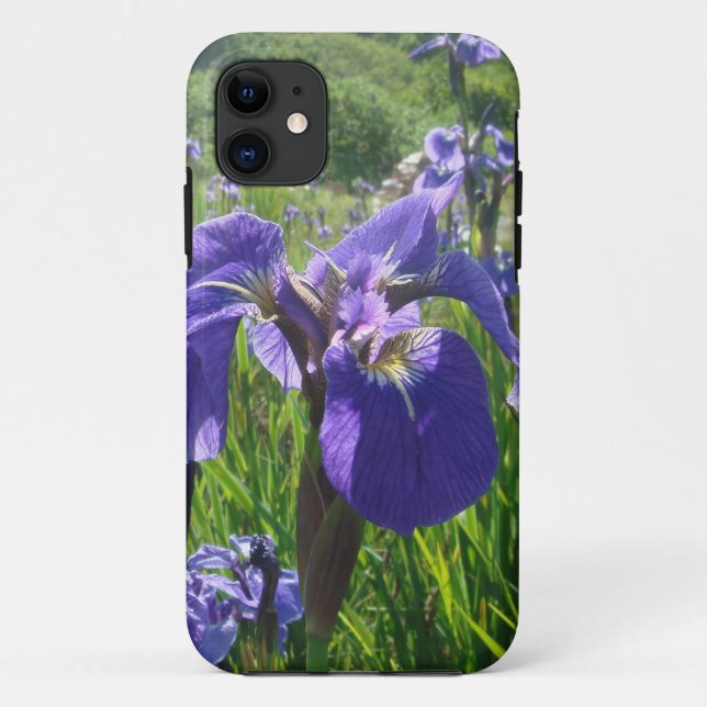 Purple Iris  IPhone5  Case (Back)