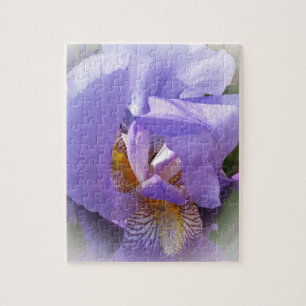 purple iris jigsaw puzzle