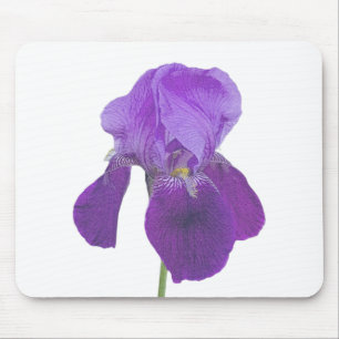 Purple Iris Mouse Pad