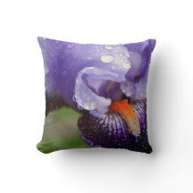 Purple Iris Pillow