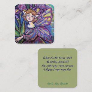 Purple Iris Pixie Girl                             Enclosure Card