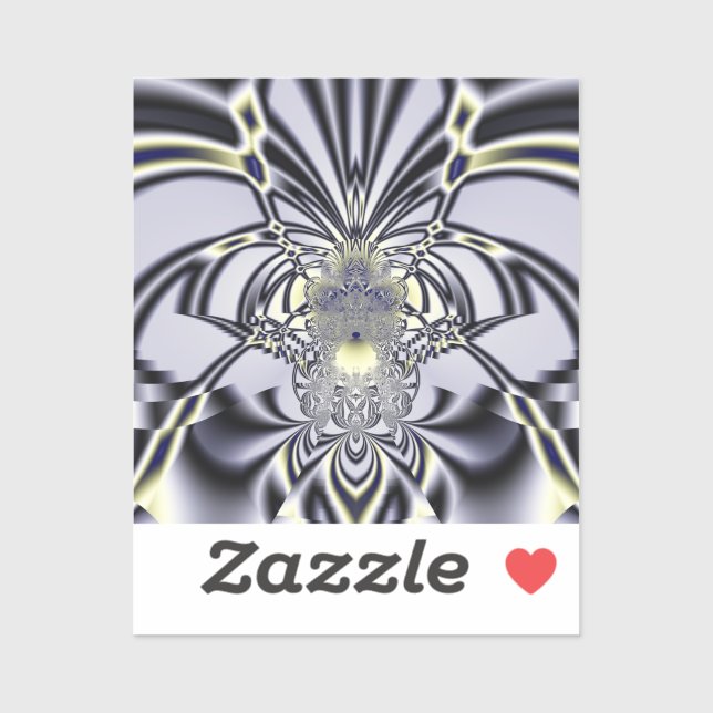 Purple Iris Sacred Geometry Fractal Art (Sheet)