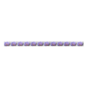 purple iris satin ribbon