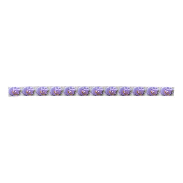 purple iris satin ribbon (Front)