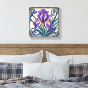 Purple Iris Splendor Canvas Print