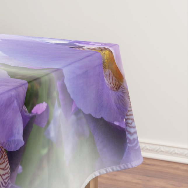 purple iris tablecloth (In Situ)