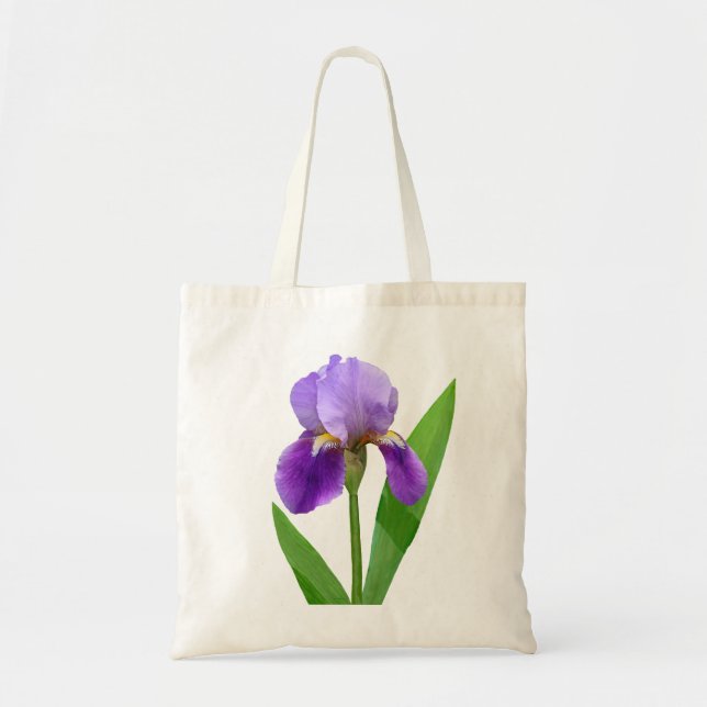Purple Iris Tote (Front)