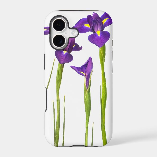 Purple Irises - Iris Flower Customised Template (Back)