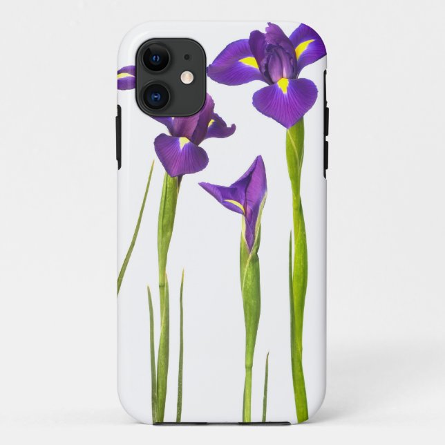 Purple Irises - Iris Flower Customised Template Case-Mate iPhone Case (Back)