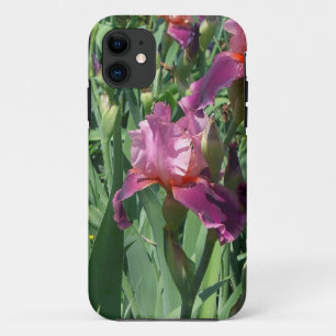 Purple Irises Spring Floral iPhone 11 Case