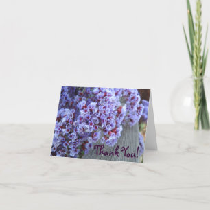 Purple Itty-Bitty's Thank You Card