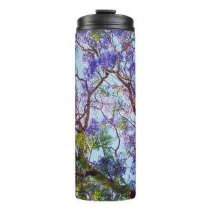 Purple Jacaranda Tree Oil Painting,  Thermal Tumbler