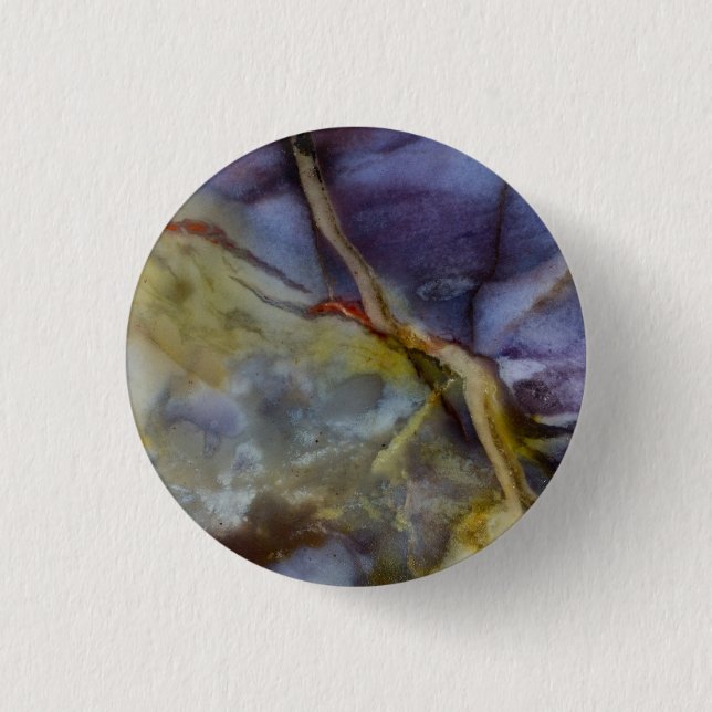 Purple Jasper 3 Cm Round Badge (Front)