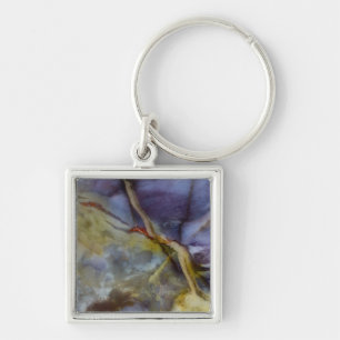 Purple Jasper Key Ring