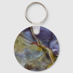Purple Jasper Key Ring