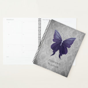 Purple Jewelled Butterfly Planner