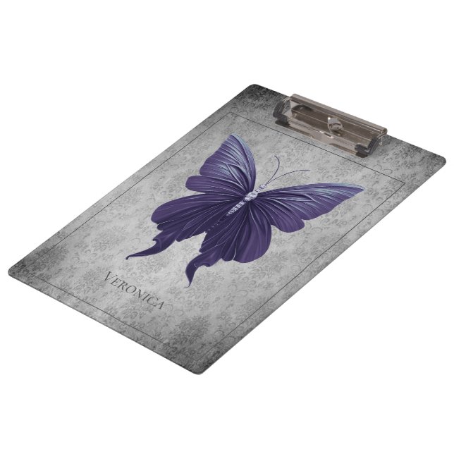 Purple Jewelled Dragonfly Clipboard (Angled)