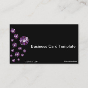Purple Jewels Amethyst Business Cards