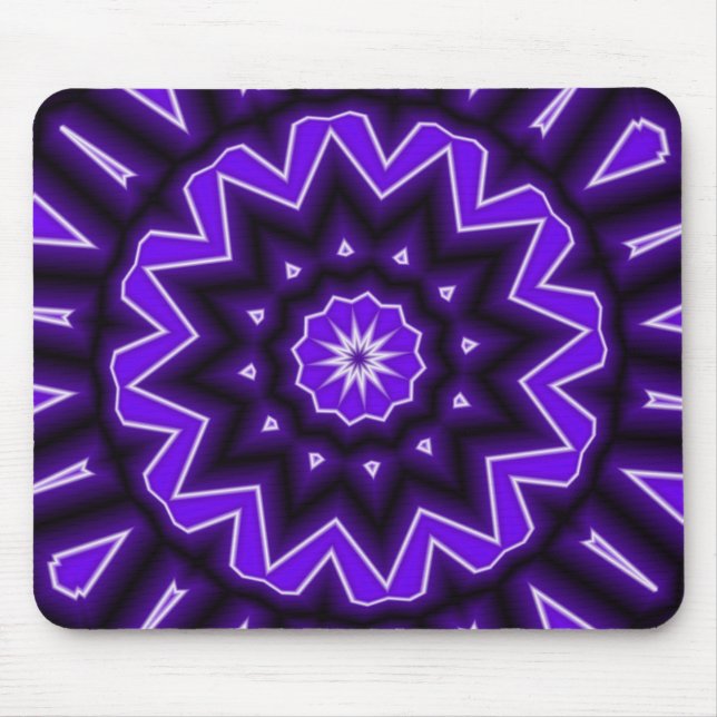 Purple Kaledoscope Mouse Mat (Front)