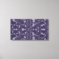 Purple Kaleidoscope Abstract Pattern Art