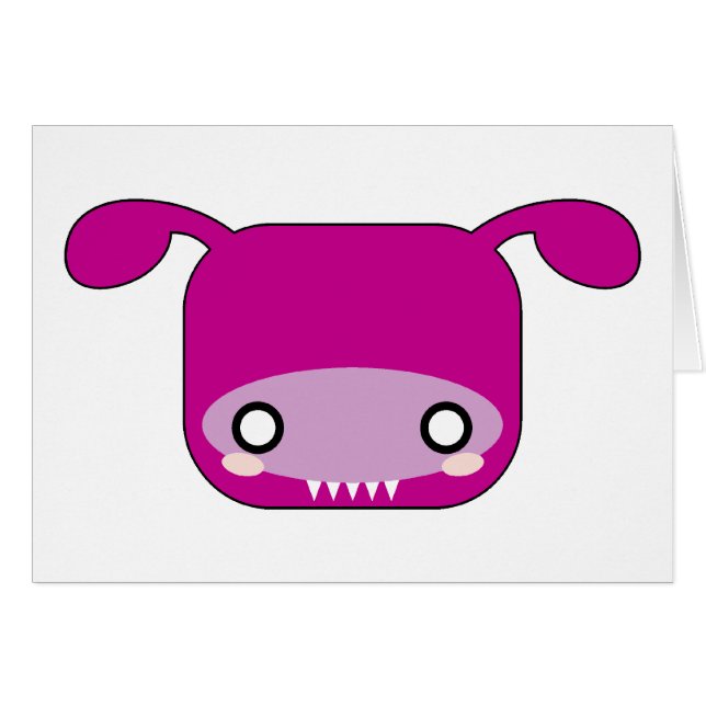 Purple Kawaii Monster (Front Horizontal)