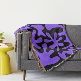 Purple Kismet Throw Blanket