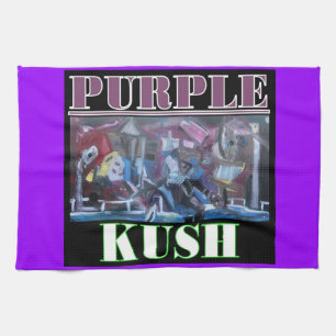 PURPLE KUSH TEA TOWEL