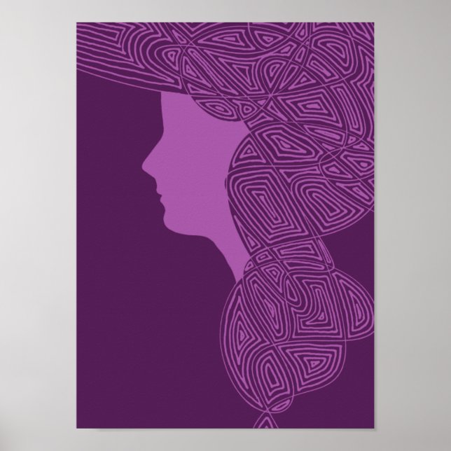 Purple Lady Poster (Front)