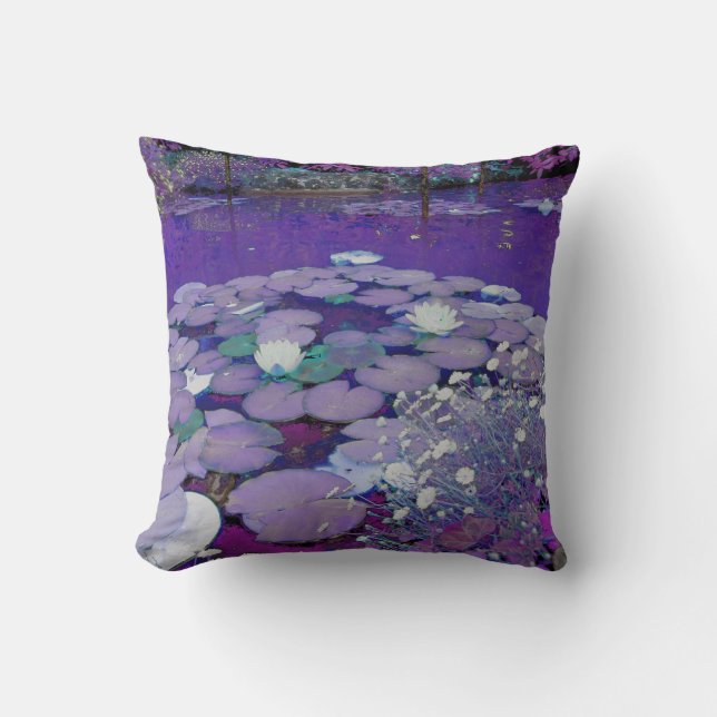 Purple Lake Dreaming Cushion (Front)