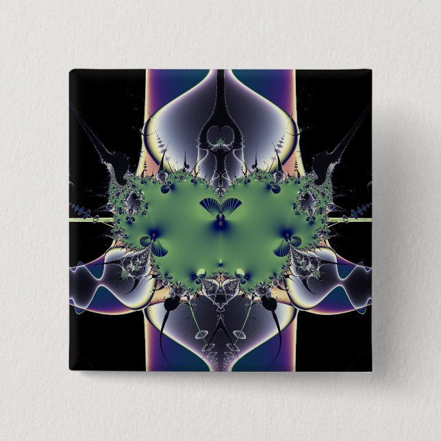 Purple Lamp 15 Cm Square Badge (Front)