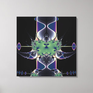 Purple Lamp Canvas Print