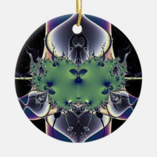 Purple Lamp Ceramic Tree Decoration