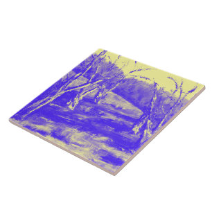 Purple Lands Yellow Skies Tile