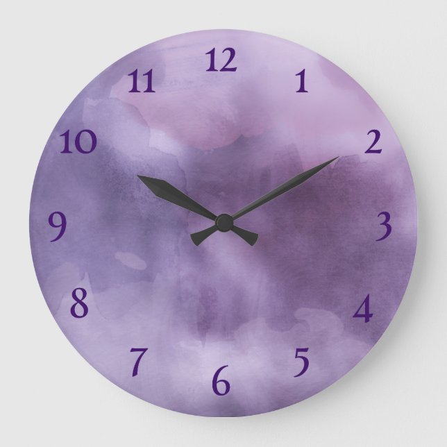 Purple Large Clock (Front)