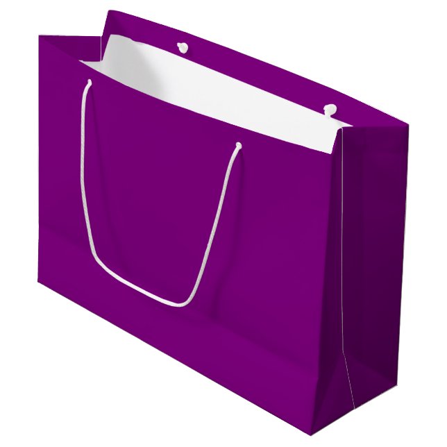 Purple Large Gift Bag (Front Angled)