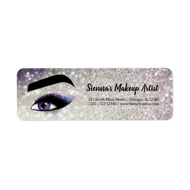 Purple Lashes Eye (Front)