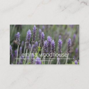 Purple Lavendar Business Card