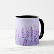 Purple Lavender Cute Aesthetic Watercolor