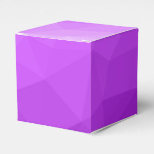 Purple lavender gradient geometric mesh pattern favour box