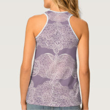Purple Lavender Lace AI art 