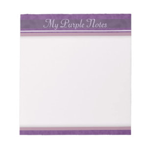 Purple Lavender Mauve Notepad
