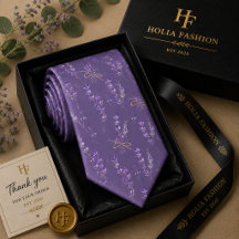 Purple Lavender Neck Tie