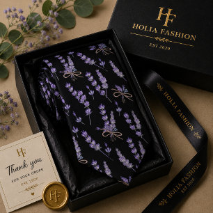 Purple Lavender Neck Tie