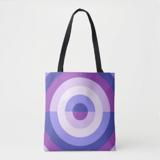 Purple Lavender Orbit Tote Bag