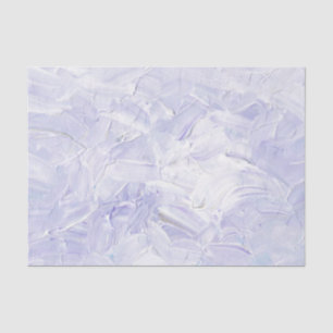 Purple Lavender Paint Brush Strokes Pattern Tissue Paper