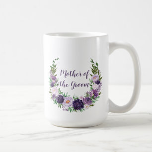 Purple, Lavender, Pink Roses Mother of the Groom Coffee Mug