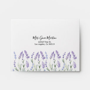 Purple, Lavender Response Envelope