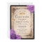 Purple Lavender Rose Gold Watercolor Quinceanera