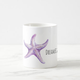 Purple Lavender Starfish Coffee Mug
